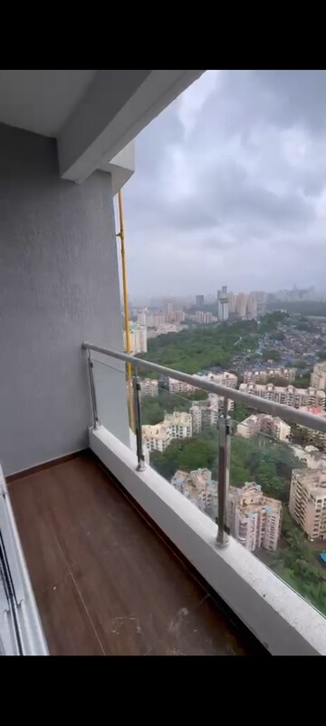 Balcony in 3 BHK Apartment at Rosa Manhattan, Ghodbunder Road – for Rent