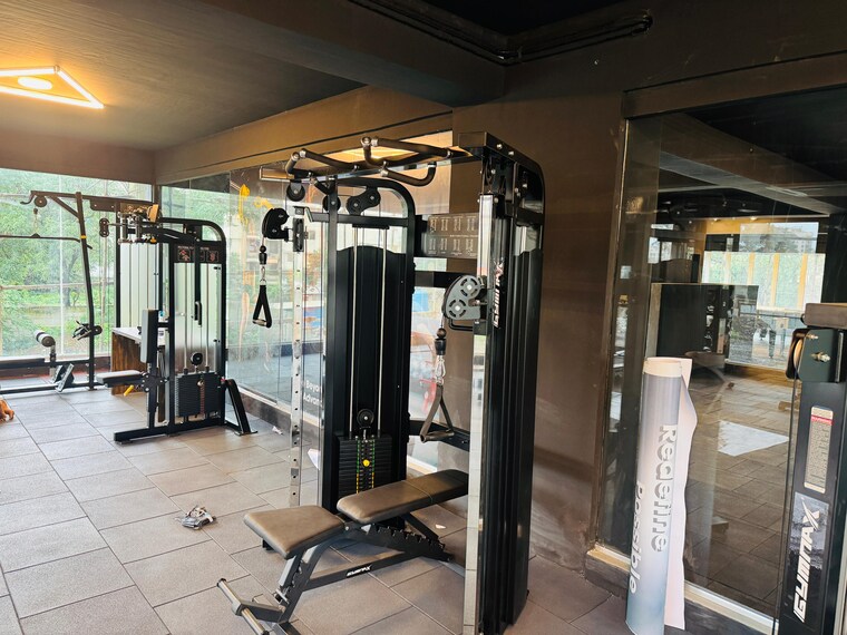 Gym, rosa-manhattan 3 Bedroom 1350 Sq.Ft. Apartment In Ghodbunder Road Thane 9377150