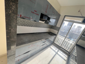 Kitchen in 2 BHK Apartment at Juhi Niharika Residency, Kharghar Sector 34 – for Rent