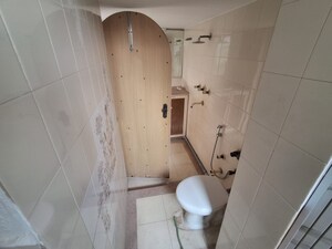Bathroom in 3 BHK Apartment at Highland Park CHS Andheri, Andheri East – for Rent