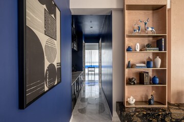 Building Lobby in 2.5 BHK Apartment at Prescon Midtown Bay, Mahim West – for Sale