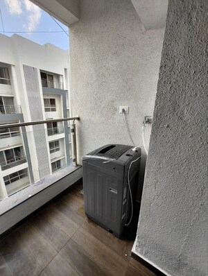 Balcony in 1 BHK Apartment at Gera World of Joy, Kharadi – for Rent