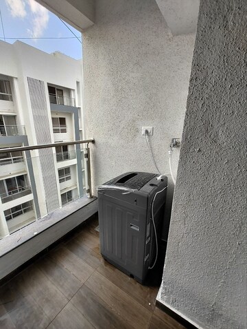 Balcony in 1 BHK Apartment at Gera World of Joy, Kharadi – for Rent