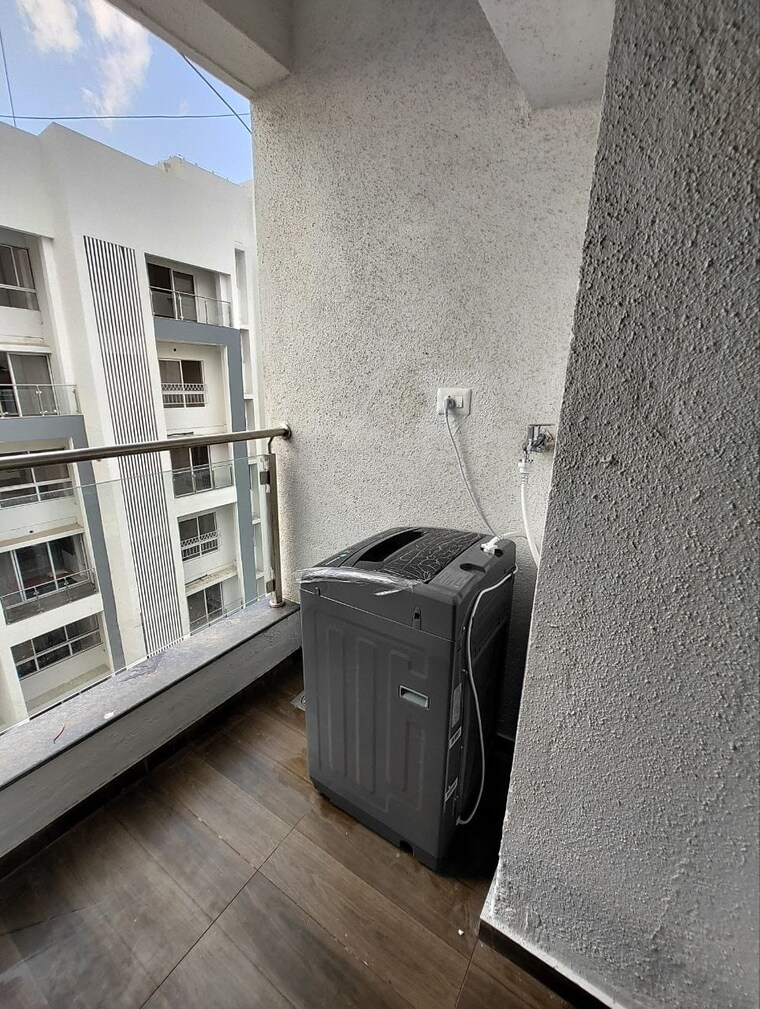 Balcony, gera-world-of-joy 1 Bedroom 450 Sq.Ft. Apartment In Kharadi Pune 9377483