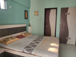 Bedroom in 3 BHK Apartment at Sai Intop Tower, Kharghar – for Rent