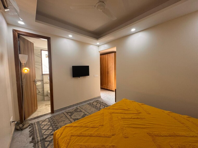 Bedroom, sector 27 1 Bedroom 710 Sq.Ft. Builder Floor In Sector 27 Gurgaon 9377623