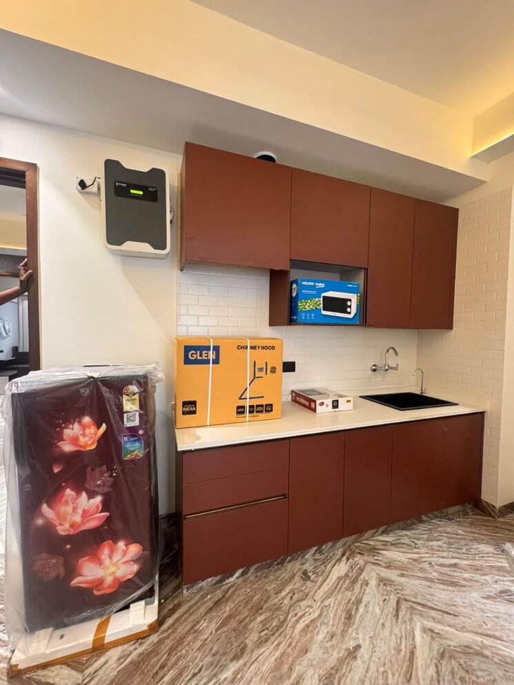 Kitchen, sector 57 1 Bedroom 690 Sq.Ft. Builder Floor In Sector 57 Gurgaon 9377725