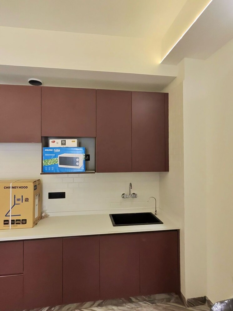 Kitchen, sector 57 1 Bedroom 690 Sq.Ft. Builder Floor In Sector 57 Gurgaon 9377725