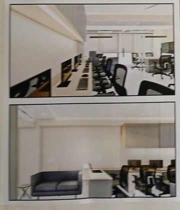 Kitchen in  Office Space at Shyamal – for Rent