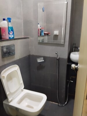 Bathroom in  Office Space at Neptune Magnet Mall, Bhandup West – for Rent