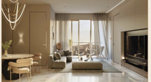 Living Room in 2 BHK Apartment at Chembur – for Sale