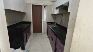 Kitchen in 2 BHK Apartment at L&T Crescent Bay T2, Parel – for Rent