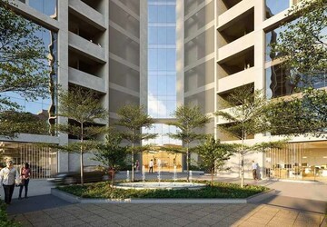 Office Space – Exterior View View at Shyamal - for Rent