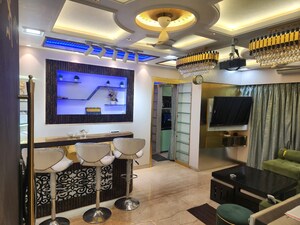 Living Room in 2.5 BHK Apartment at Neminath Luxeria, Andheri West – for Sale