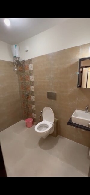 Bathroom in 2 BHK Apartment at Bini Winspace Amelio, Andheri West – for Rent