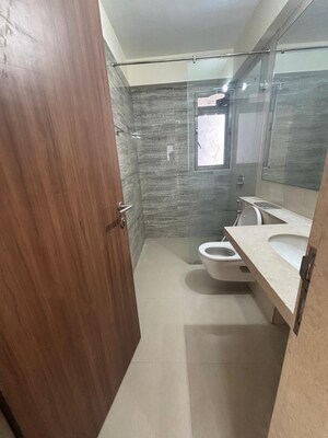 Bathroom in 3 BHK Apartment at Hiranandani Estate, Ghodbunder Road – for Rent