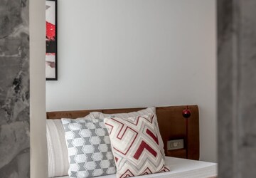 Bedroom in 3 BHK Apartment at Prescon Midtown Bay, Mahim West – for Sale