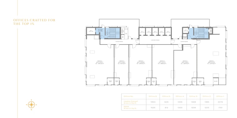 Floor Plan, ekatva-the-olive Commercial Office Space 928 Sq.Ft. In Wagle Industrial Estate Thane 9378250