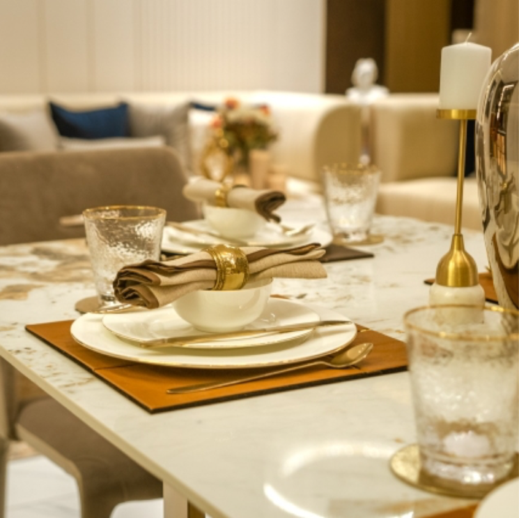 Living Room, aura-gazania 3 Bedroom 2100 Sq.Ft. Apartment In High Ground Zirakpur 9378324