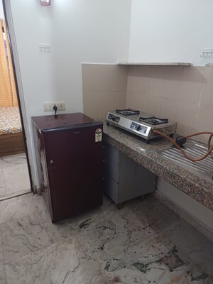 Kitchen in 1 BHK Builder Floor at Ashok Nagar – for Rent
