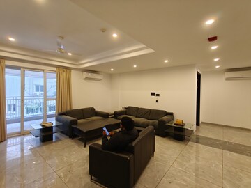 Living Room in 2 BHK Apartment at Vamsiram Jyothi Botanica, Gachibowli – for Rent