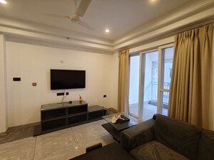Living Room in 2 BHK Apartment at Vamsiram Jyothi Botanica, Gachibowli – for Rent
