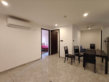 Living Room in 2 BHK Apartment at Vamsiram Jyothi Botanica, Gachibowli – for Rent