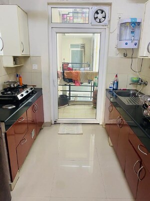 Kitchen in 3 BHK Apartment at Dhoot Time Residency, Sector 63 – for Rent