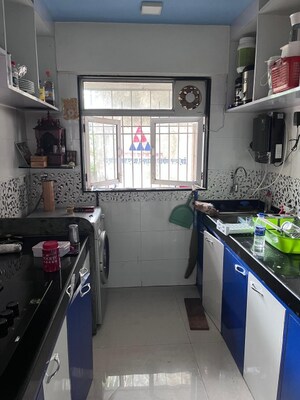 Kitchen in 2 BHK Apartment at Sethia Grandeur, Bandra East – for Sale