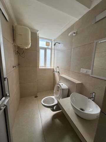 Bathroom in 3 BHK Apartment at Sector 5 – for Rent