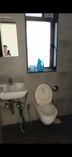 Bathroom in 2 BHK Apartment at Gundecha Trillium, Kandivali East – for Rent
