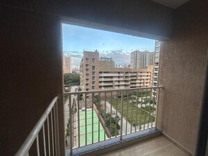 Balcony in 1 BHK Apartment at Godrej Green Vistas, Mahalunge – for Rent