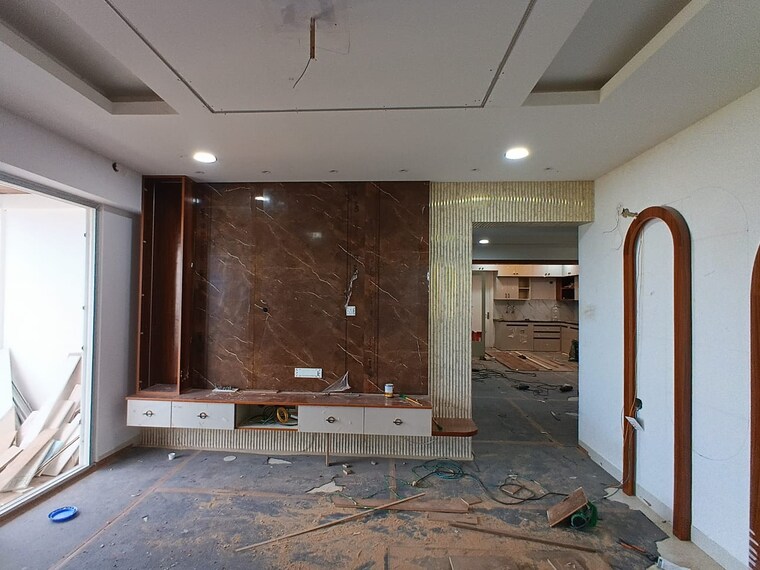 Living Room, makuta-my-space-2 3 Bedroom 1870 Sq.Ft. Apartment In Bachupally Hyderabad 9379377