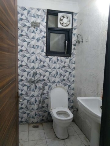 Bathroom in 3 BHK Builder Floor at Chattarpur – for Rent