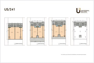 Floor Plan in  Shop at Auric Universal Square, Sector 79 – for Sale