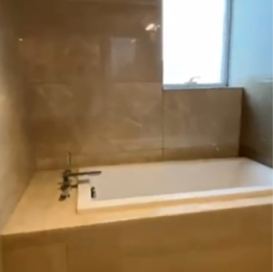 Bathroom in 4 BHK Apartment at Bombay Realty Island City Centre II, Spring Mill Complex – for Rent