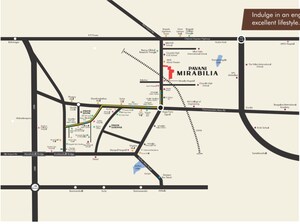 2 BHK Apartment – Map Location View at Pavani Mirabilia, Whitefield - for Sale