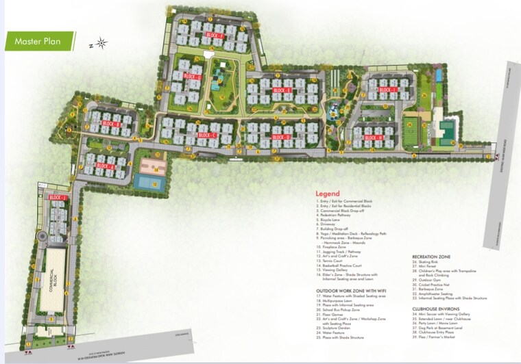 Master Plan, pavani-mirabilia 2 Bedroom 1135 Sq.Ft. Apartment In Whitefield Bangalore 9379548