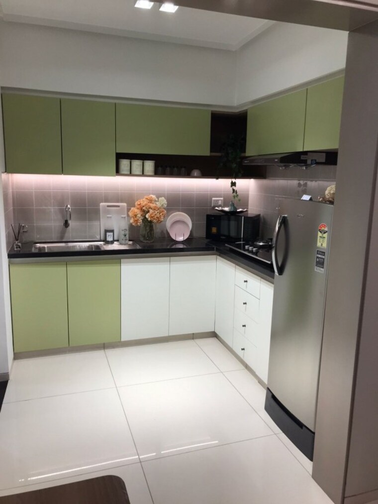 Kitchen, ge-the-universe 2 Bedroom 576 Sq.Ft. Apartment In Mumbra Thane 9379375
