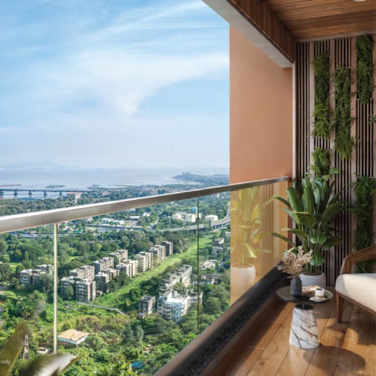 Balcony, wadala 2 Bedroom 725 Sq.Ft. Apartment In Wadala Mumbai 9379770