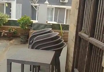 Balcony in 3 BHK Apartment at Frank Villa Apartment, Vile Parle East – for Rent