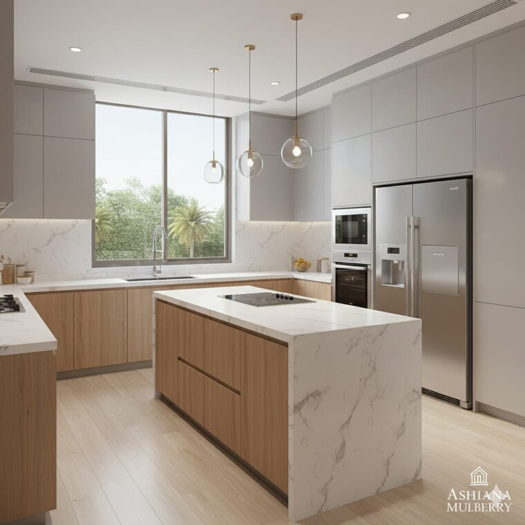 Kitchen, ashiana-mulberry 3 Bedroom 1730 Sq.Ft. Apartment In Sohna Sector 2 Gurgaon 9379691