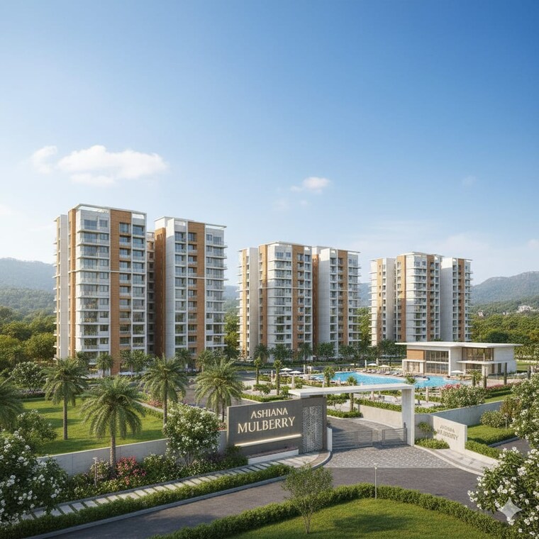 Exterior View, ashiana-mulberry 3 Bedroom 1730 Sq.Ft. Apartment In Sohna Sector 2 Gurgaon 9379691