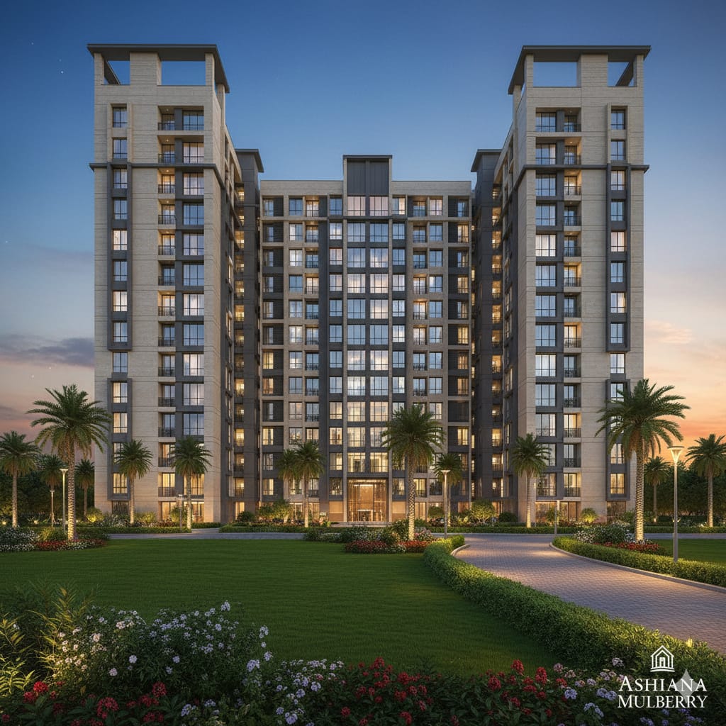 3 BHK + Pooja Room Apartment For Sale in Ashiana Mulberry