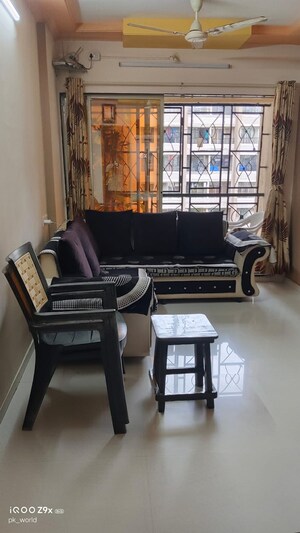 Living Room in 1 BHK Apartment at Agarwal Lifestyle, Virar West – for Sale