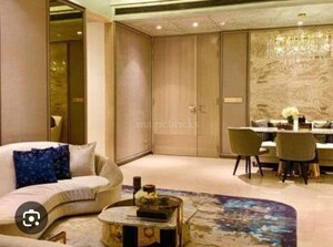 Living Room in 4 BHK Apartment at Rustomjee Crown, Prabhadevi – for Rent