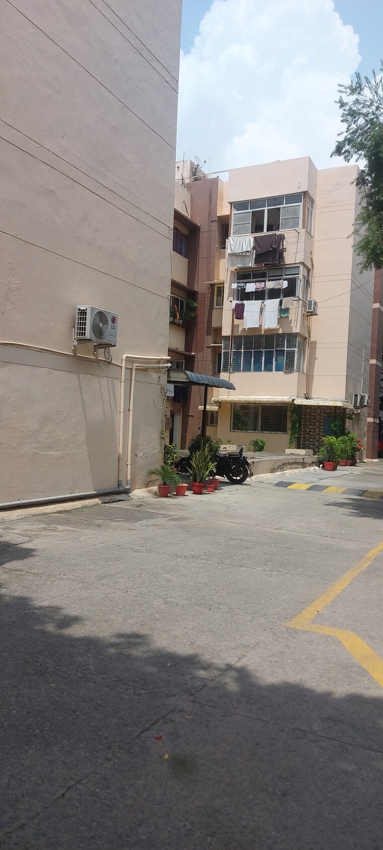 Balcony, ip extension 2.5 Bedroom 1100 Sq.Ft. Apartment In Ip Extension Delhi 9380180