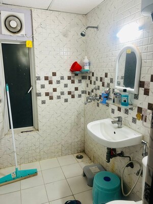 Bathroom in 2.5 BHK Apartment at Tech Zone 4 Greater Noida – for Rent