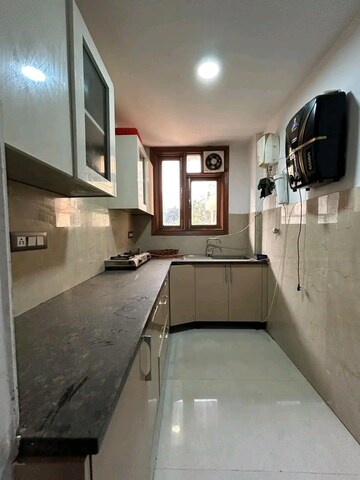 Kitchen in 2 BHK Builder Floor at Chattarpur – for Rent