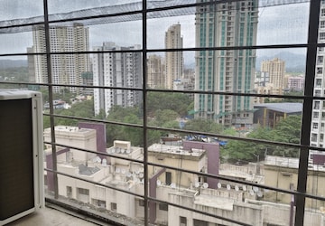 Balcony in 1 BHK Apartment at Mahavir Kalpavruksha, Ghodbunder Road – for Rent